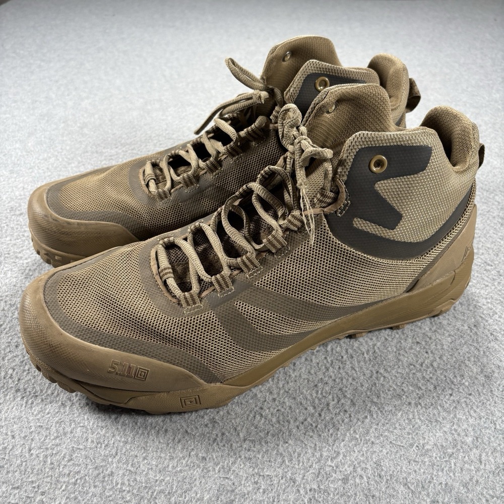 5.11 Tactical A/T Mid Boot 120 Coyote-R Hiking All Terrain Size 13